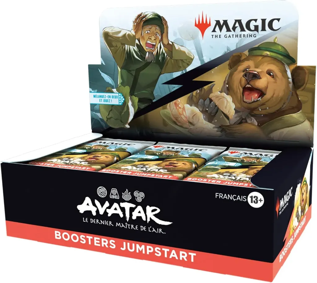 [displayavatarjumpstart] Magic The Gathering - Wizards of the Coast - AVATAR, le dernier maitre de l'air - Display de 24 Boosters Jumpstart