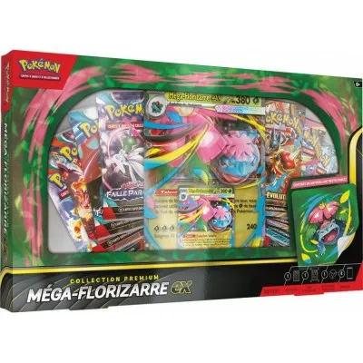 [coffretflorizarre] Pokémon - Pokemon - Coffret - 8 boosters - COLLECTION PREMIUM - MEGA - FLORIZARRE EX