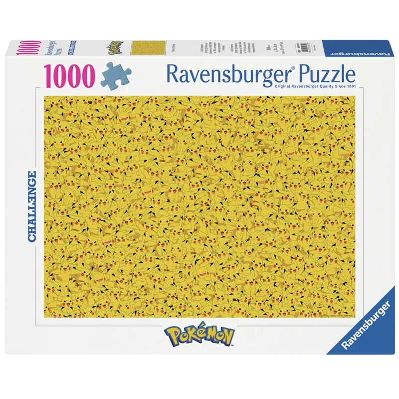 [7579] Pokémon - Pokemon - Puzzle - 1000 Pieces - Ravensburger - XXXL - 1000 pièces - MULTI PIKACHU JAUNE
