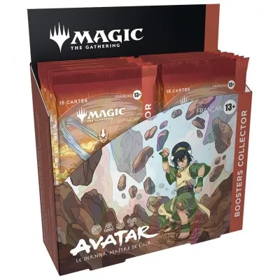 [boostercollectionavatar] Wizards of the Coast - Magic the Gathering - Boite de Boosters - Avatar, le dernier maître de l'air - 12 Boosters Collector (Français)