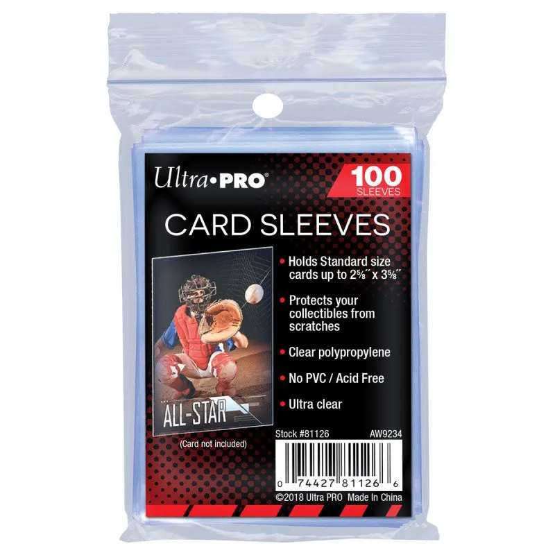 [sleeveultrapro] Ultra Pro - Sleeves - Standard x100 - Stor Safe - Transparent